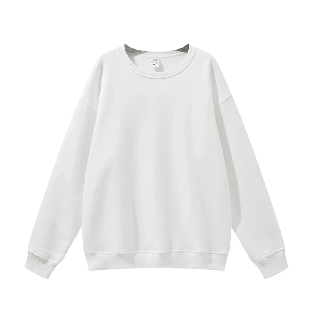 High Quality Crewneck Sweatshirt - Unisex Heavyweight Cotton for Autumn Style - Allen-Fitness