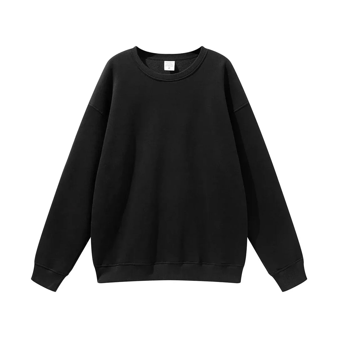 High Quality Crewneck Sweatshirt - Unisex Heavyweight Cotton for Autumn Style - Allen-Fitness