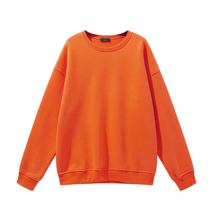 High Quality Crewneck Sweatshirt - Unisex Heavyweight Cotton for Autumn Style - Allen-Fitness