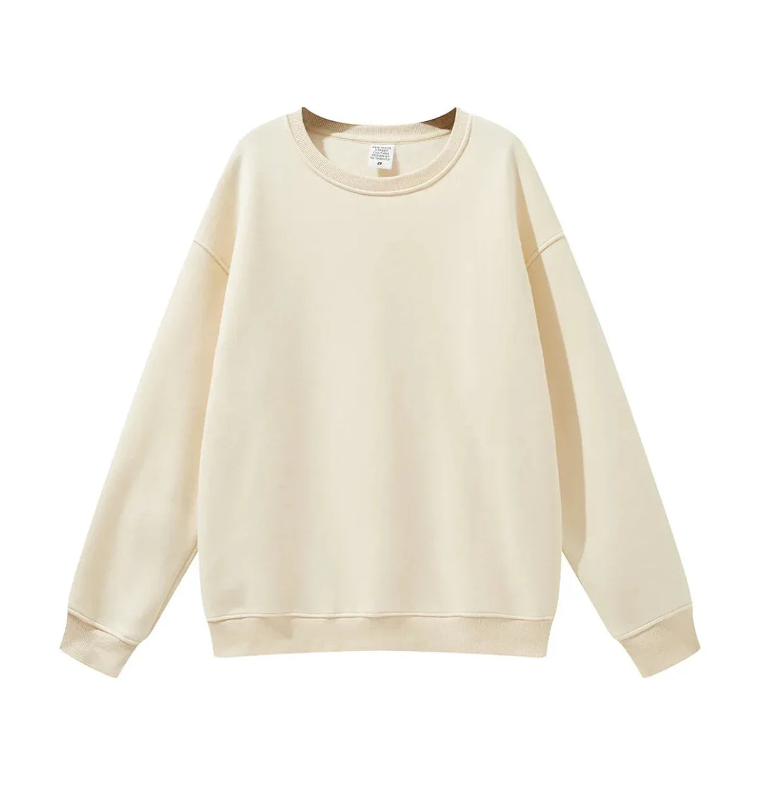 High Quality Crewneck Sweatshirt - Unisex Heavyweight Cotton for Autumn Style - Allen-Fitness