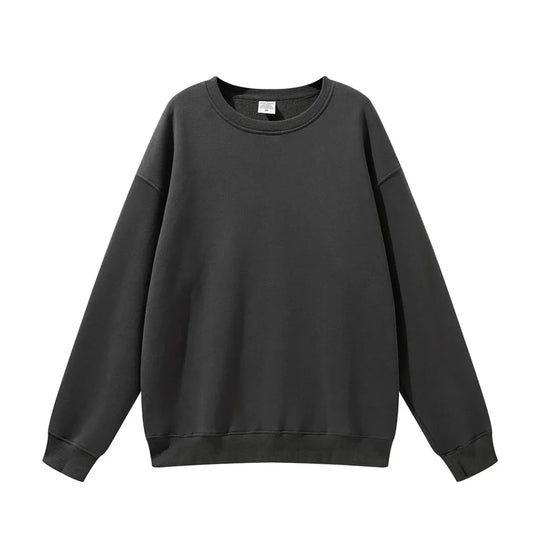 High Quality Crewneck Sweatshirt - Unisex Heavyweight Cotton for Autumn Style - Allen-Fitness