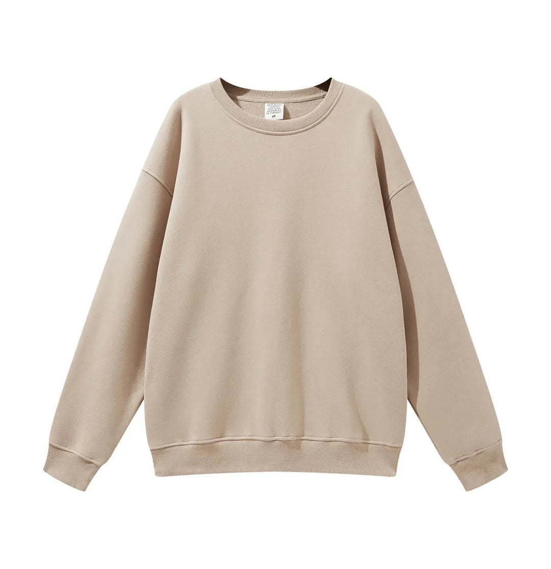 High Quality Crewneck Sweatshirt - Unisex Heavyweight Cotton for Autumn Style - Allen-Fitness