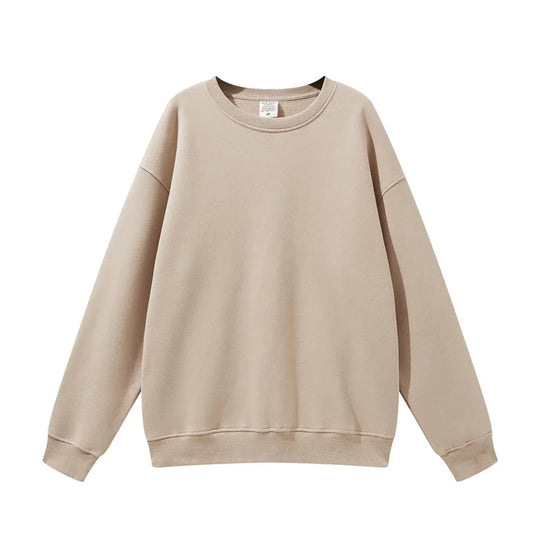 High Quality Crewneck Sweatshirt - Unisex Heavyweight Cotton for Autumn Style - Allen-Fitness