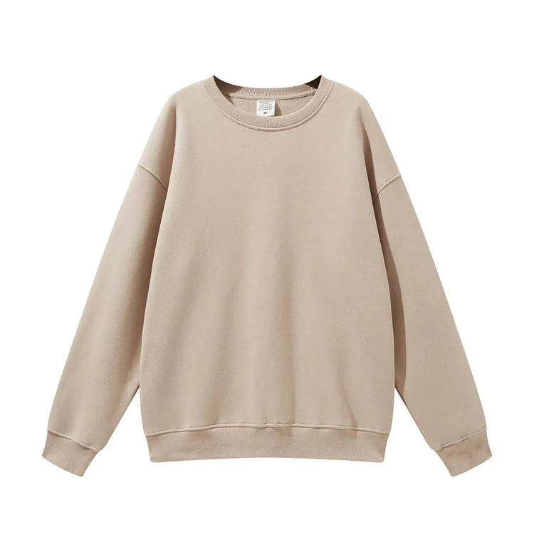 High Quality Crewneck Sweatshirt - Unisex Heavyweight Cotton for Autumn Style - Allen-Fitness