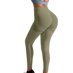 WOMEN'S ATHLETIC TIGHTS: Tummy Control High Waist Yoga Pants for Fitness & Yoga - Allen-Fitness