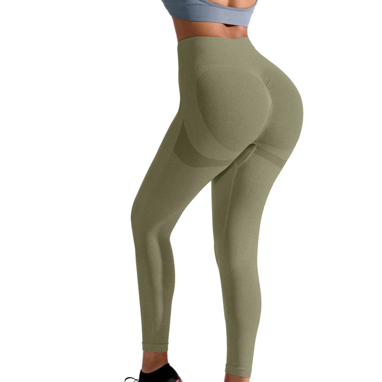 WOMEN'S ATHLETIC TIGHTS: Tummy Control High Waist Yoga Pants for Fitness & Yoga - Allen-Fitness