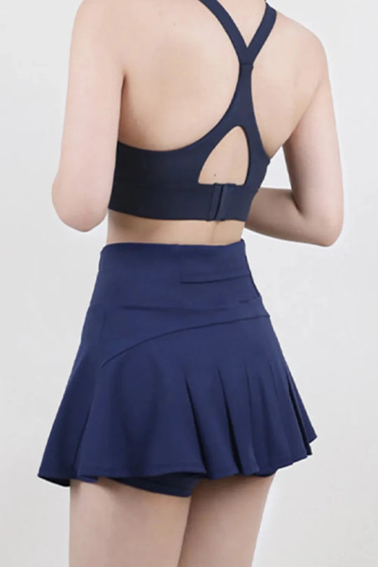 High Waist Pleated Active Skirt - Premium Fitness &amp; Activewear for Men &amp; Women|UK