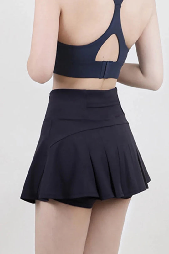 High Waist Pleated Active Skirt - Premium Fitness &amp; Activewear for Men &amp; Women|UK