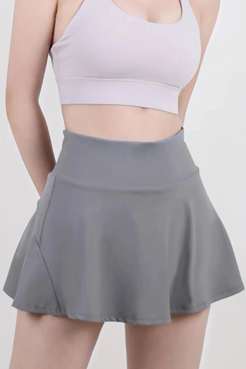 High Waist Pleated Active Skirt - Premium Fitness &amp; Activewear for Men &amp; Women|UK