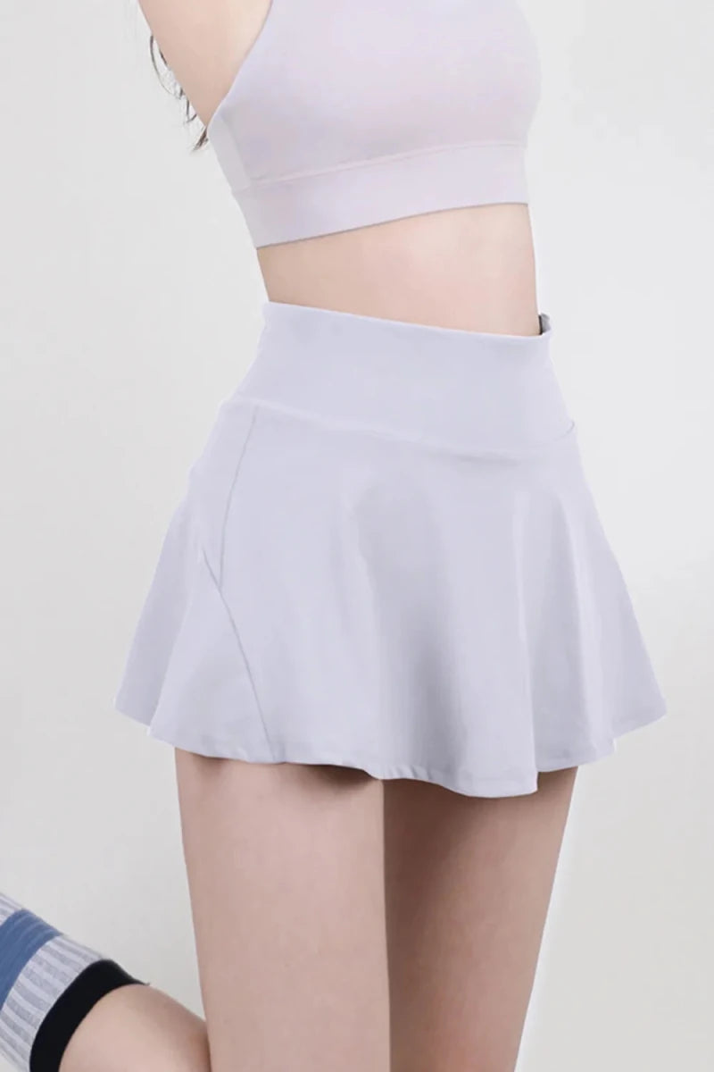 High Waist Pleated Active Skirt - Premium Fitness &amp; Activewear for Men &amp; Women|UK