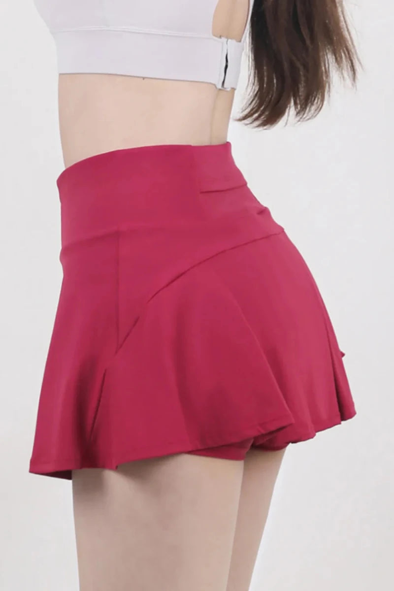 High Waist Pleated Active Skirt - Premium Fitness &amp; Activewear for Men &amp; Women|UK
