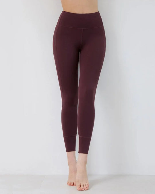 High-Waisted Jogger Leggings 28" - Coziplex™ Soft Compression Fabric for Yoga &amp; Training - Allen-Fitness