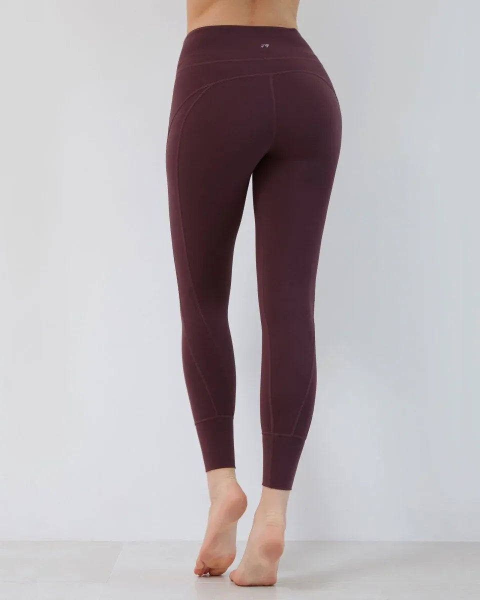 High-Waisted Jogger Leggings 28" - Coziplex™ Soft Compression Fabric for Yoga &amp; Training - Allen-Fitness
