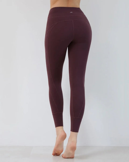 High-Waisted Jogger Leggings 28" - Coziplex™ Soft Compression Fabric for Yoga &amp; Training - Allen-Fitness