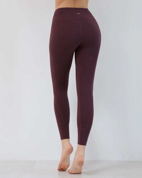 High-Waisted Jogger Leggings UK 28" – Coziplex™ Soft Compression for Yoga