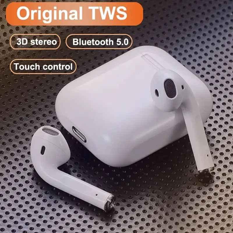 i12 TWS Stereo Wireless 5.0 Bluetooth Earbuds Headset with Charging Box - Allen-Fitness