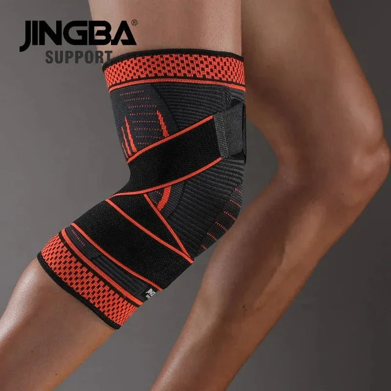 Adjustable Knee Support Compression Sleeve for Gym Sports Protection - Allen-Fitness