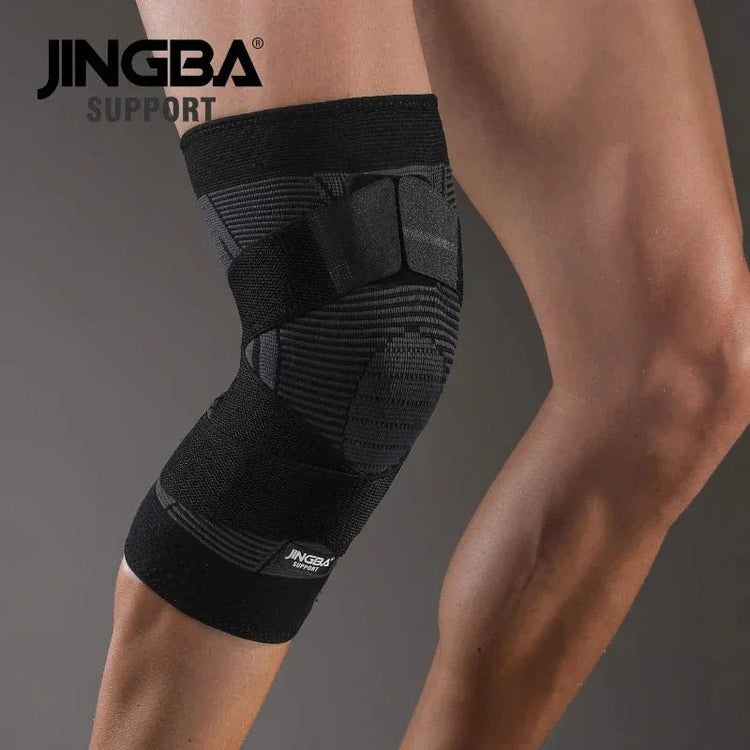 Adjustable Knee Support Compression Sleeve for Gym Sports Protection - Allen-Fitness