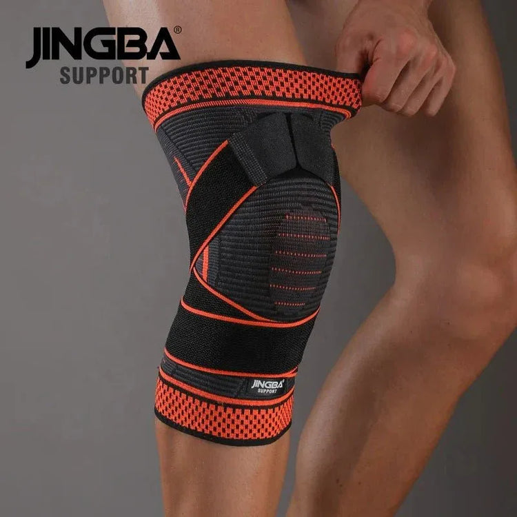 Adjustable Knee Support Compression Sleeve for Gym Sports Protection - Allen-Fitness