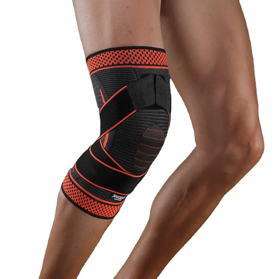 Adjustable Knee Support Compression Sleeve for Gym Sports Protection - Allen-Fitness