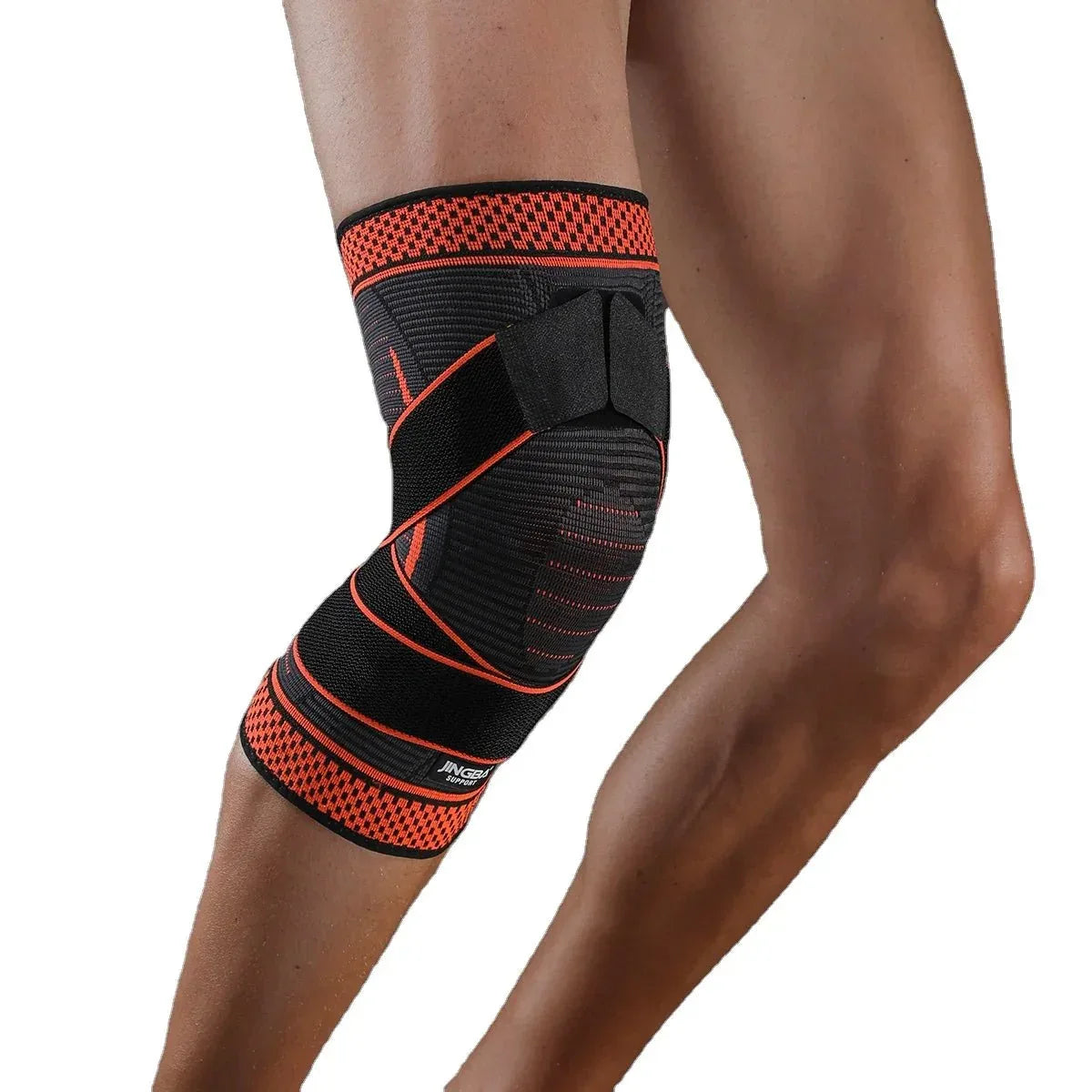 Adjustable Knee Support Compression Sleeve for Gym Sports Protection - Allen-Fitness