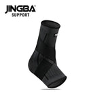 Adjustable Ankle Support Compression Sleeve with Strap for Sports and Recovery - Allen-Fitness