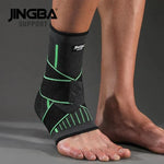 Adjustable Ankle Support Compression Sleeve with Strap for Sports and Recovery - Allen-Fitness