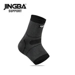 Compression Ankle Brace - Adjustable Knitted Support Sleeve for Sports Injury Protection - Allen-Fitness