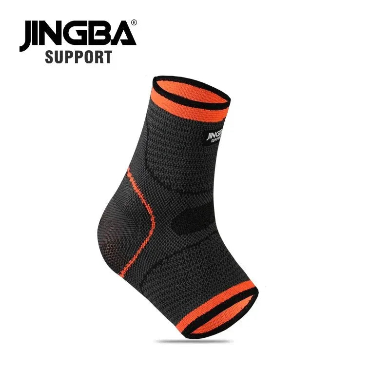 Compression Ankle Brace - Adjustable Knitted Support Sleeve for Sports Injury Protection - Allen-Fitness