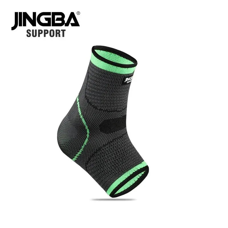 Compression Ankle Brace - Adjustable Knitted Support Sleeve for Sports Injury Protection - Allen-Fitness