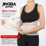 JINGBA Breathable Back Support Waist Trainer Lumbar Support for Men & Women - Allen-Fitness