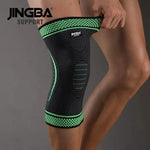 JINGBA High Compression Knee Support Bandage - Unisex, Breathable Protection for Running - Allen-Fitness