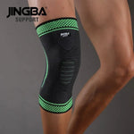 JINGBA High Compression Knee Support Bandage - Unisex, Breathable Protection for Running - Allen-Fitness