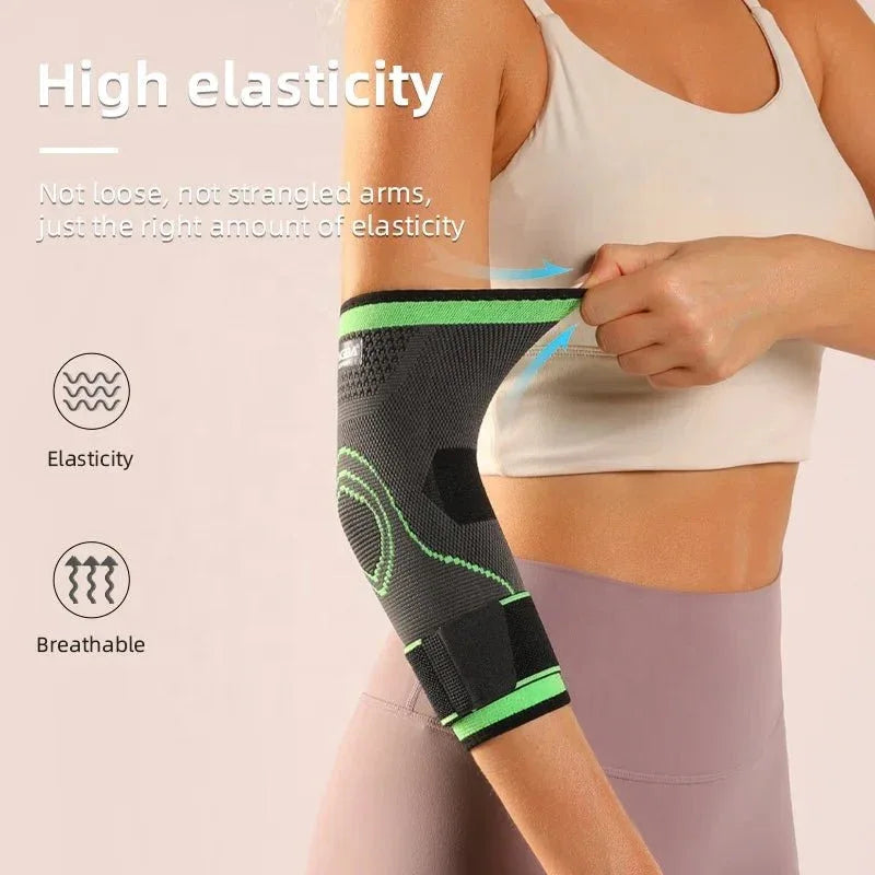 JINGBA Tennis Elbow Compression Support Sleeve Brace for Workout Arm Support - Allen-Fitness