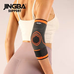 JINGBA Tennis Elbow Compression Support Sleeve Brace for Workout Arm Support - Allen-Fitness