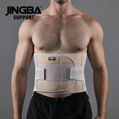 JINGBA Unisex Adjustable Sweat Waist Back Support Belt Waist and Back Support - Allen - Fitness