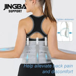 JINGBA Adjustable Waist Trimmer Belt with Dual Straps for Men and Women - Comfortable Support - Allen-Fitness