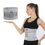 JINGBA Adjustable Waist Trimmer Belt with Dual Straps for Men and Women - Comfortable Support - Allen-Fitness