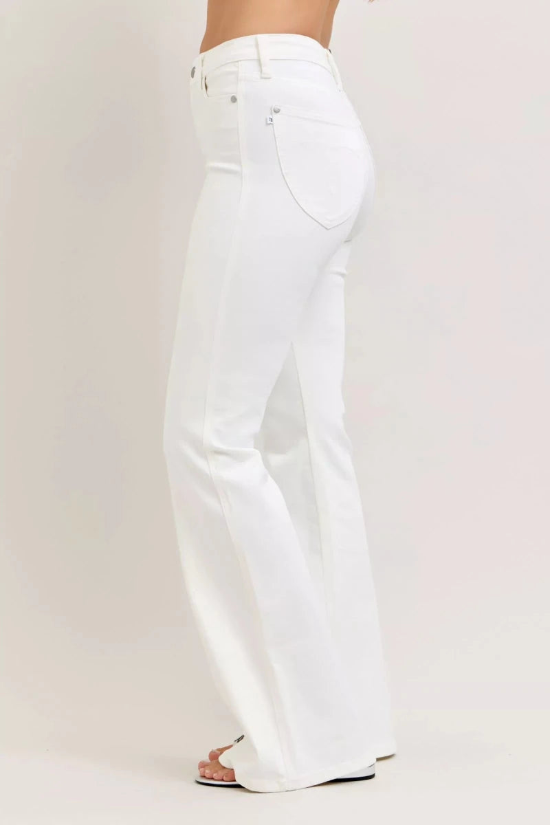 Judy Blue High-Waisted Tummy Control Flare Jeans - Allen-Fitness