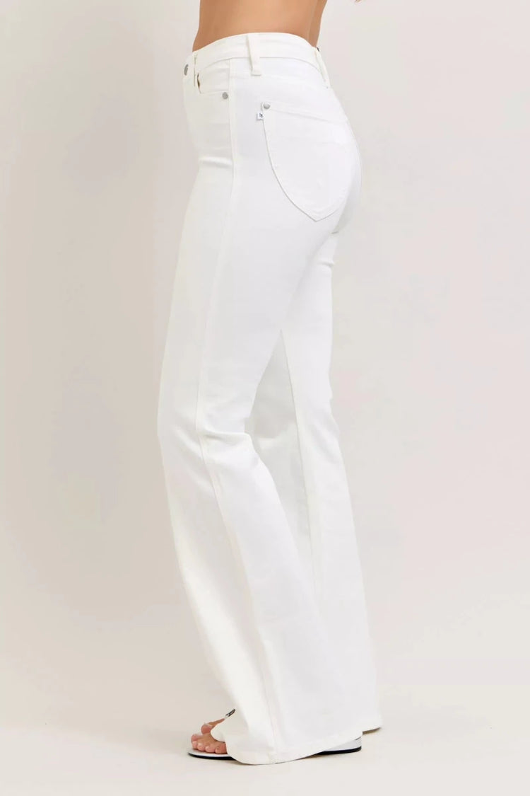 Judy Blue High-Waisted Tummy Control Flare Jeans - Allen-Fitness