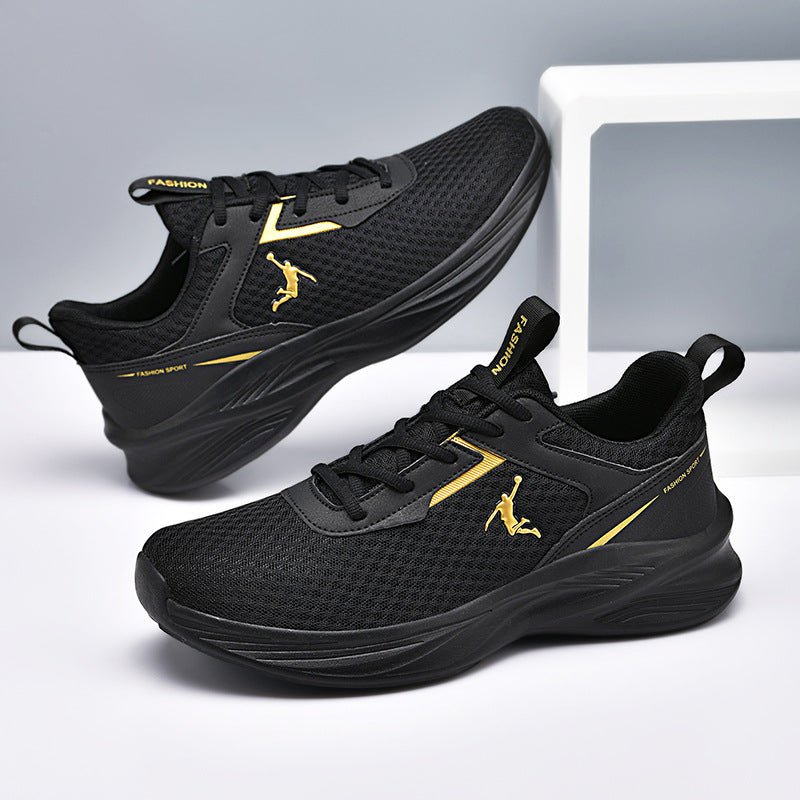 Kobe Running Shoes Men's Sports Spring New Mesh Breathable Shoes Lightweight Black Casual Running Shoes - Premium Fitness & Activewear