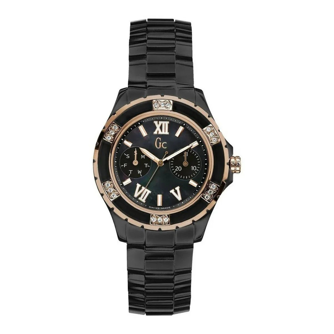Ladies' Watch GC Watches X69118L2S, 36mm Ceramic Case, Quartz Movement, Black Design - Allen-Fitness