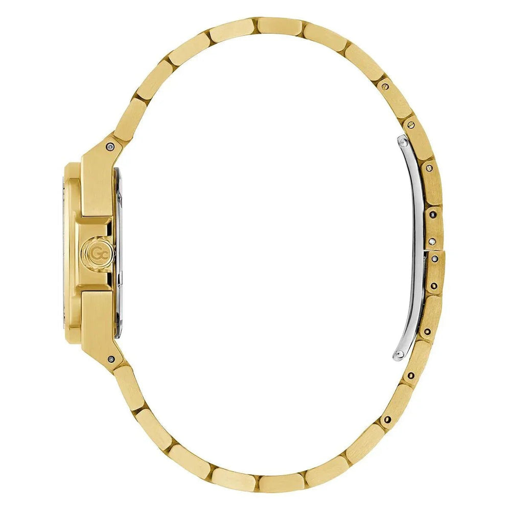 Ladies' Watch GC Watches Z12005L1MF - Stylish Quartz Timepiece in Golden Stainless Steel, 30mm - Allen-Fitness