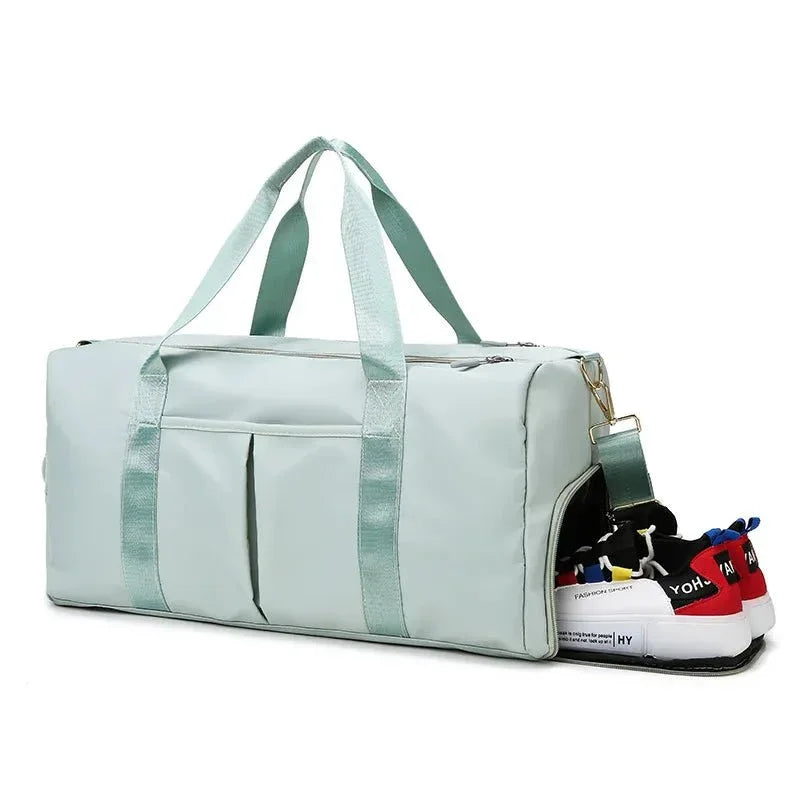 Large Capacity Fashion Hand Bag for Travel - Waterproof Duffel with Stylish Design - Allen-Fitness