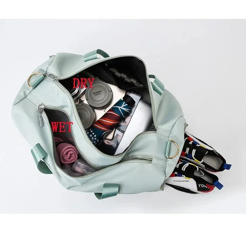 Large Capacity Fashion Hand Bag for Travel - Waterproof Duffel with Stylish Design - Allen-Fitness