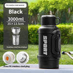 Large Capacity Stainless Steel Thermos Cup - Insulated 1300ML to 4000ML for Outdoor Use - Allen-Fitness