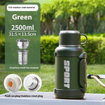 Large Capacity Stainless Steel Thermos Cup - Insulated 1300ML to 4000ML for Outdoor Use - Allen-Fitness