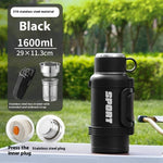 Large Capacity Stainless Steel Thermos Cup - Insulated 1300ML to 4000ML for Outdoor Use - Allen-Fitness