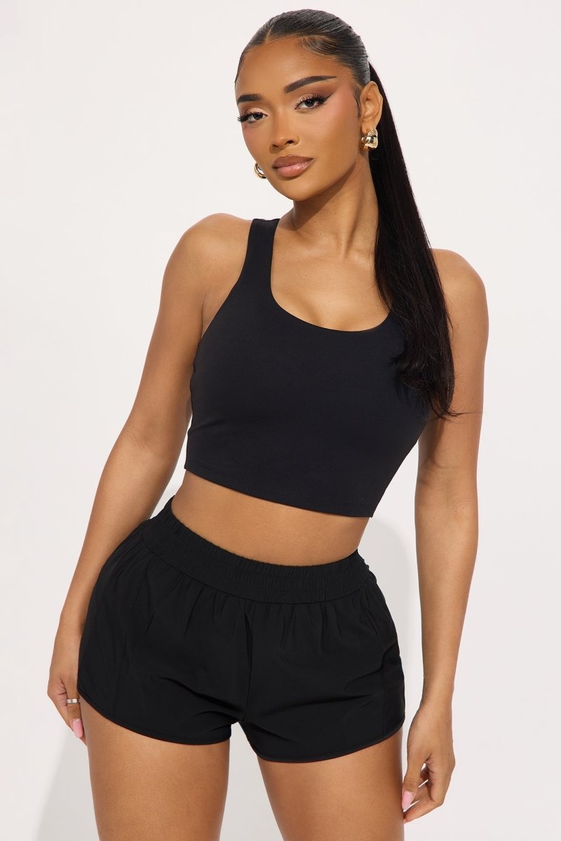 Active Black Top For Women - Last Serve - Premium Fitness & Activewear for Men & Women|UK