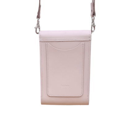 Leather Push Lock Crossbody Phone Case - Cherry Blossom - Allen - Fitness